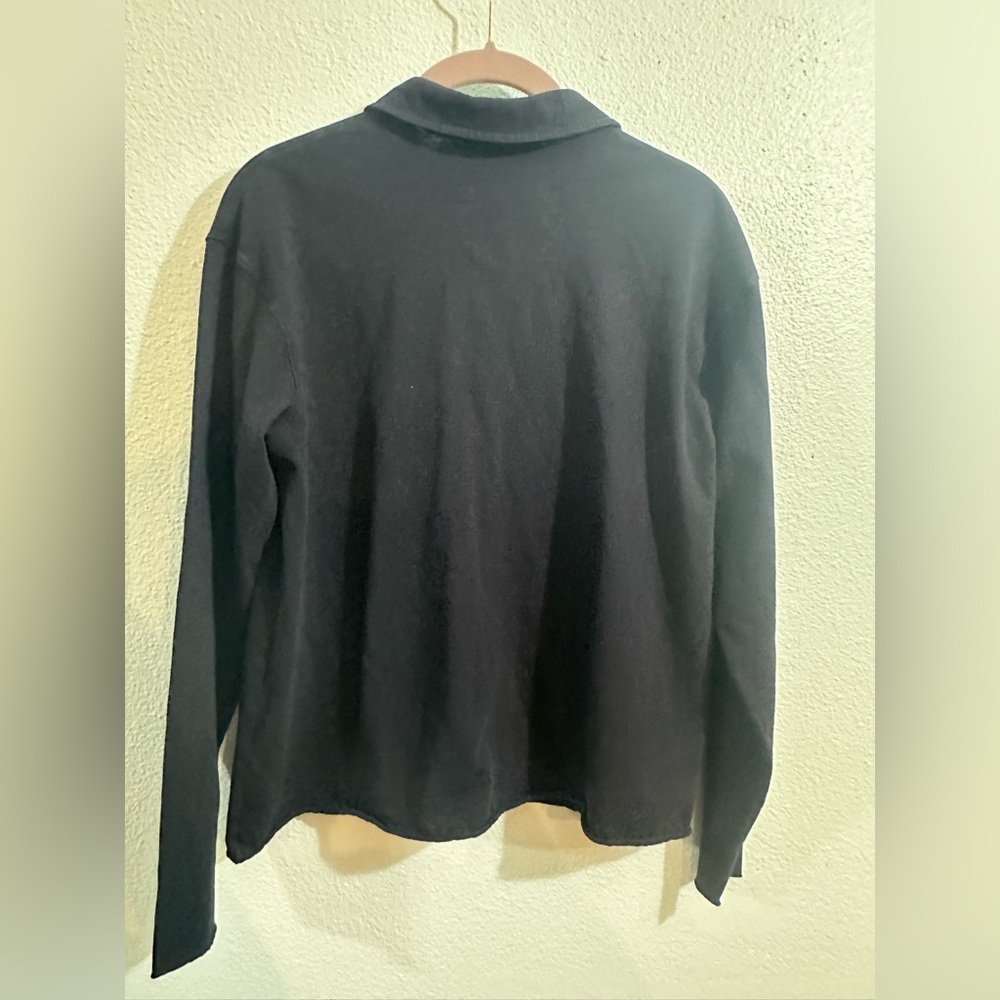 Frank & Eileen Women’s Dark Blue Long Sleeve Shirt - Picture 6 of 6